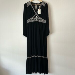 Kara Embroidered Maxi